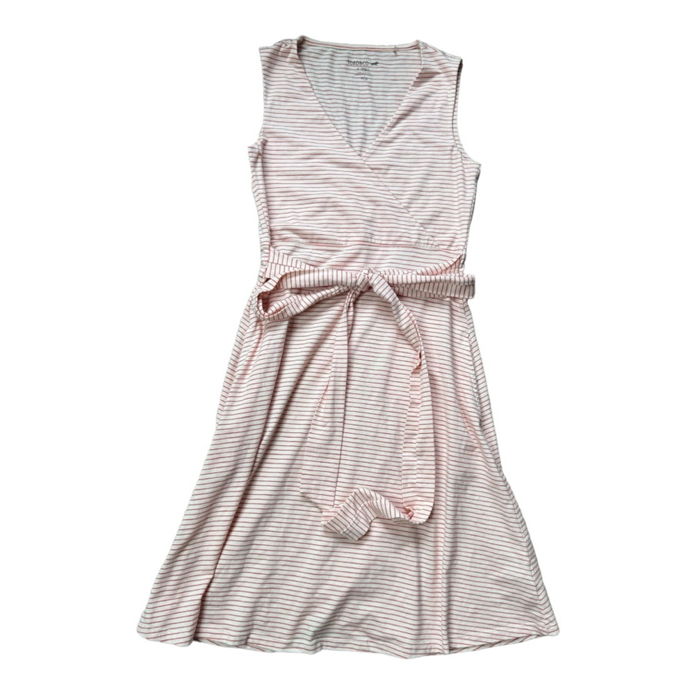 Toad&Co Cue Wrap Sleeveless Striped Dress size XS